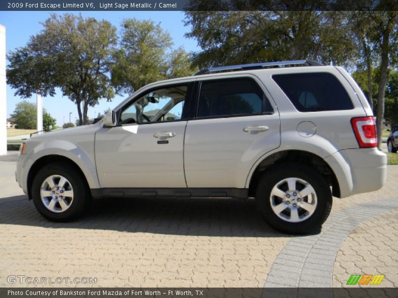 Light Sage Metallic / Camel 2009 Ford Escape Limited V6