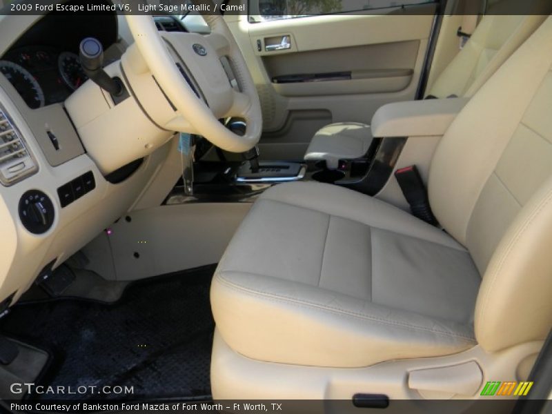 Light Sage Metallic / Camel 2009 Ford Escape Limited V6