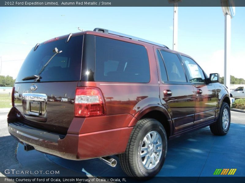 Autumn Red Metallic / Stone 2012 Ford Expedition Limited