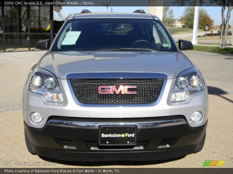 Silver Green Metallic / Ebony 2009 GMC Acadia SLE