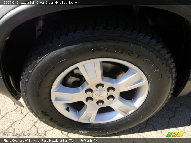 Silver Green Metallic / Ebony 2009 GMC Acadia SLE