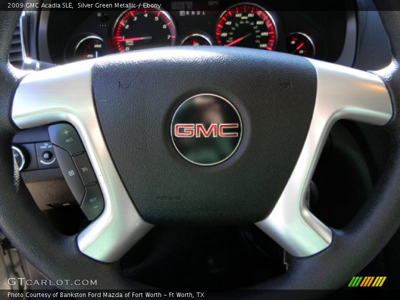Silver Green Metallic / Ebony 2009 GMC Acadia SLE