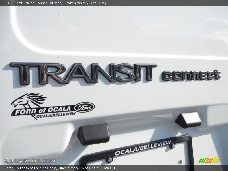 Frozen White / Dark Grey 2012 Ford Transit Connect XL Van