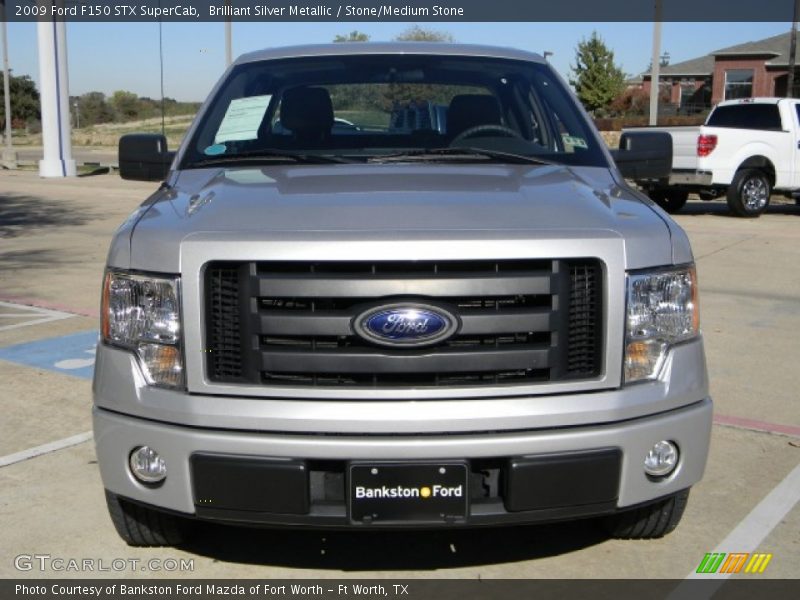 Brilliant Silver Metallic / Stone/Medium Stone 2009 Ford F150 STX SuperCab