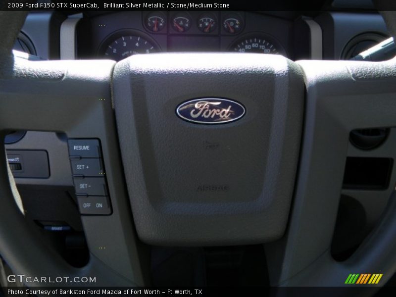 Brilliant Silver Metallic / Stone/Medium Stone 2009 Ford F150 STX SuperCab