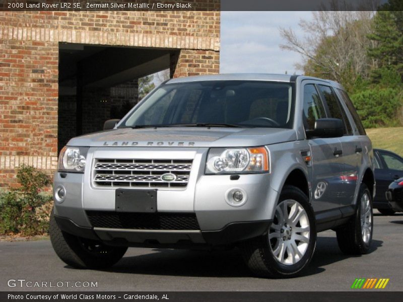 Zermatt Silver Metallic / Ebony Black 2008 Land Rover LR2 SE
