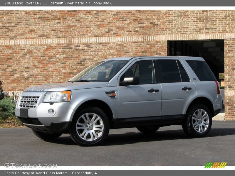 Zermatt Silver Metallic / Ebony Black 2008 Land Rover LR2 SE