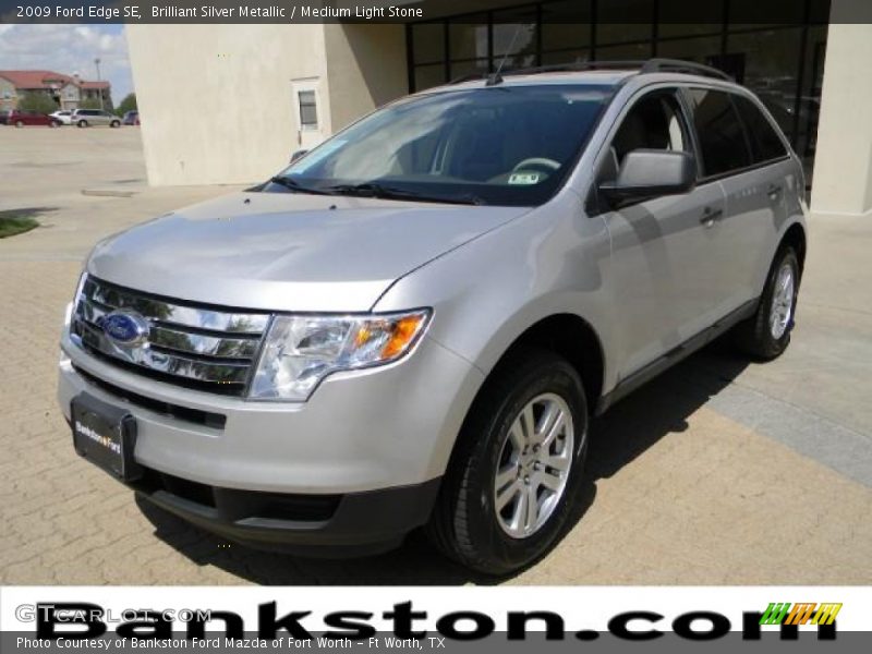 Brilliant Silver Metallic / Medium Light Stone 2009 Ford Edge SE