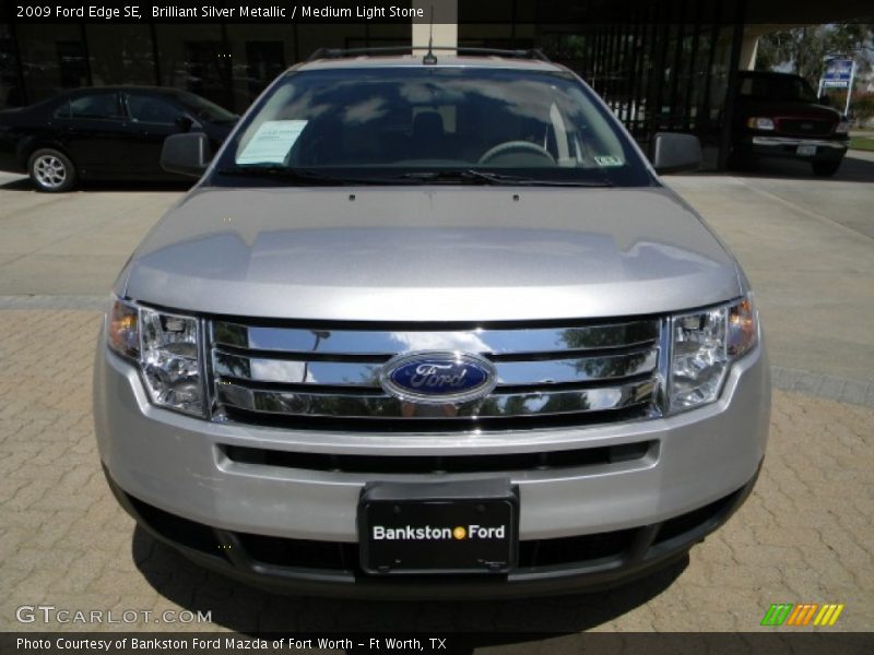 Brilliant Silver Metallic / Medium Light Stone 2009 Ford Edge SE