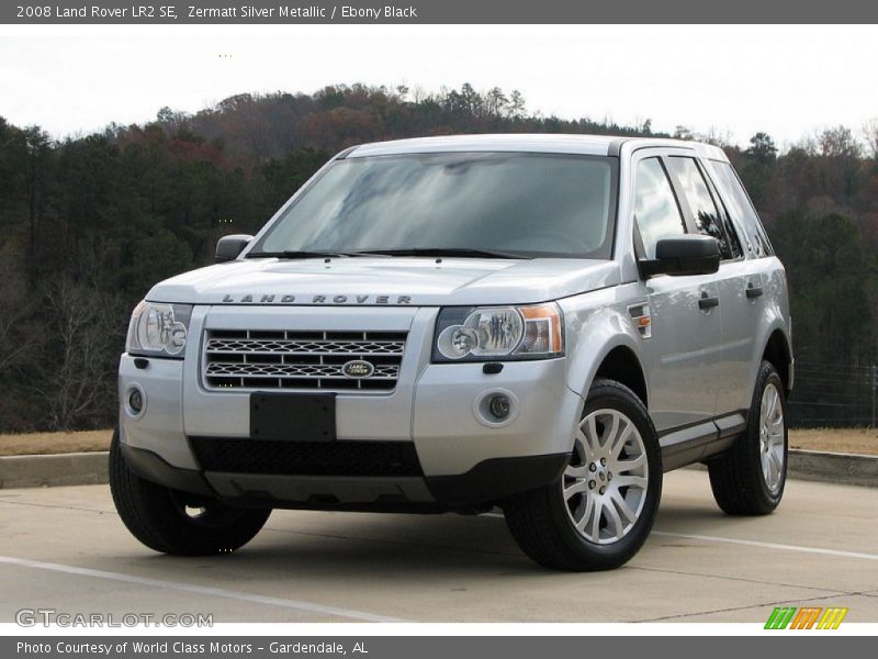 Zermatt Silver Metallic / Ebony Black 2008 Land Rover LR2 SE