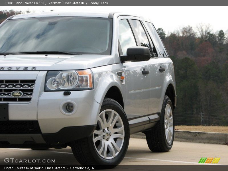 Zermatt Silver Metallic / Ebony Black 2008 Land Rover LR2 SE