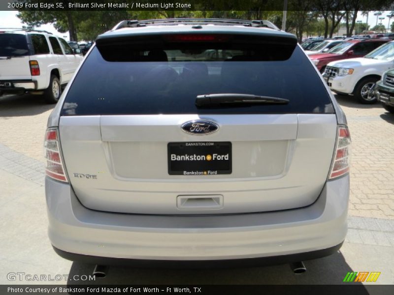 Brilliant Silver Metallic / Medium Light Stone 2009 Ford Edge SE