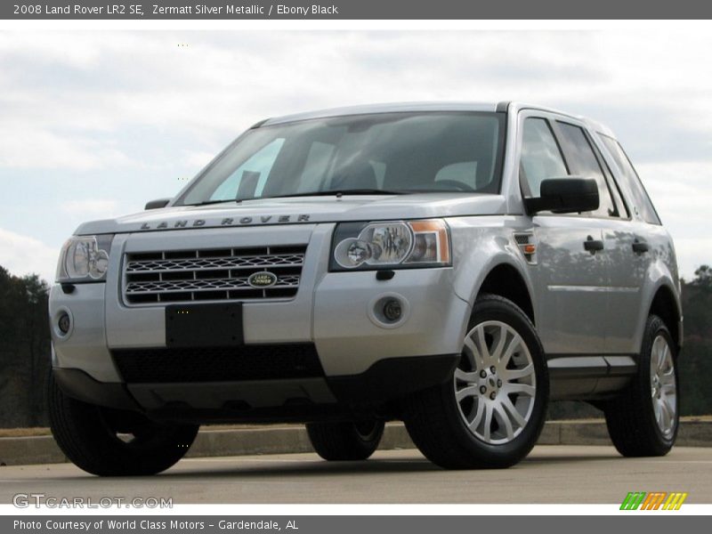 Zermatt Silver Metallic / Ebony Black 2008 Land Rover LR2 SE