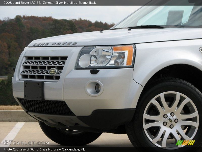 Zermatt Silver Metallic / Ebony Black 2008 Land Rover LR2 SE