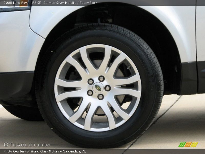 Zermatt Silver Metallic / Ebony Black 2008 Land Rover LR2 SE