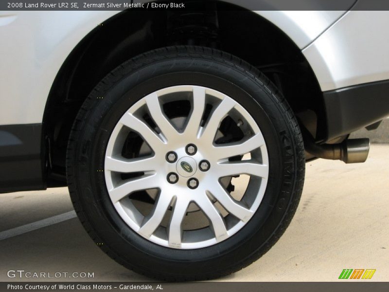 Zermatt Silver Metallic / Ebony Black 2008 Land Rover LR2 SE