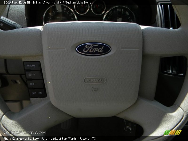 Brilliant Silver Metallic / Medium Light Stone 2009 Ford Edge SE