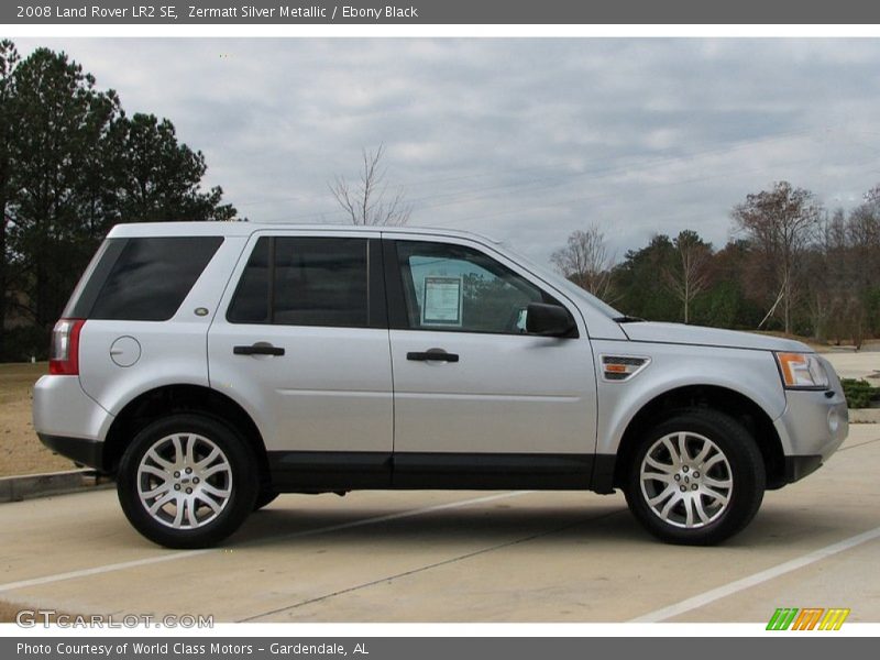 Zermatt Silver Metallic / Ebony Black 2008 Land Rover LR2 SE