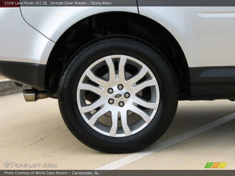 Zermatt Silver Metallic / Ebony Black 2008 Land Rover LR2 SE