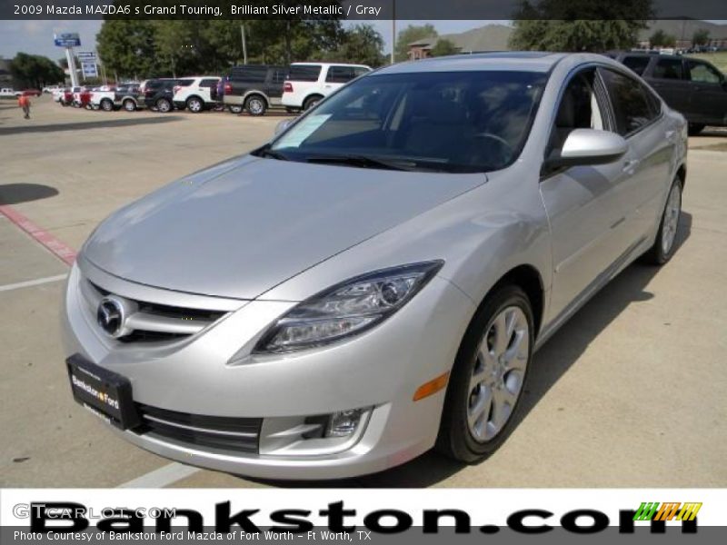 Brilliant Silver Metallic / Gray 2009 Mazda MAZDA6 s Grand Touring