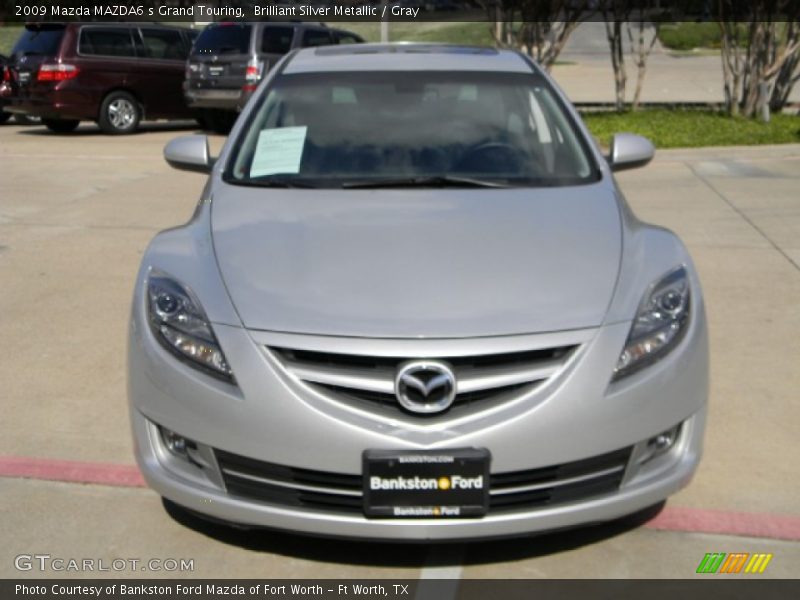 Brilliant Silver Metallic / Gray 2009 Mazda MAZDA6 s Grand Touring