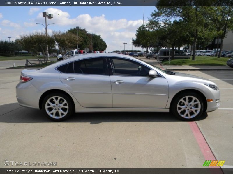 Brilliant Silver Metallic / Gray 2009 Mazda MAZDA6 s Grand Touring