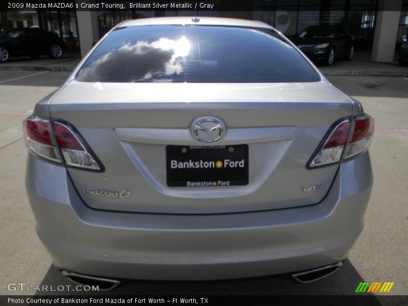 Brilliant Silver Metallic / Gray 2009 Mazda MAZDA6 s Grand Touring