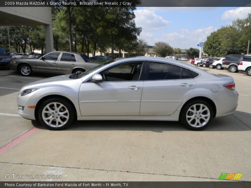 Brilliant Silver Metallic / Gray 2009 Mazda MAZDA6 s Grand Touring