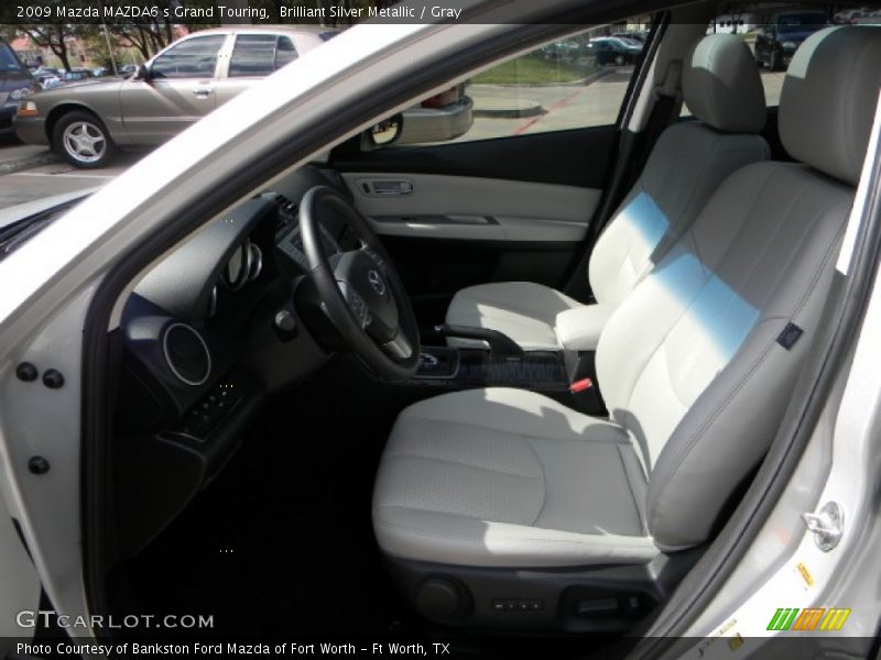 Brilliant Silver Metallic / Gray 2009 Mazda MAZDA6 s Grand Touring