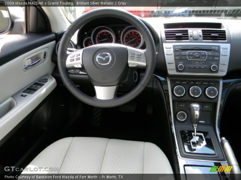 Brilliant Silver Metallic / Gray 2009 Mazda MAZDA6 s Grand Touring