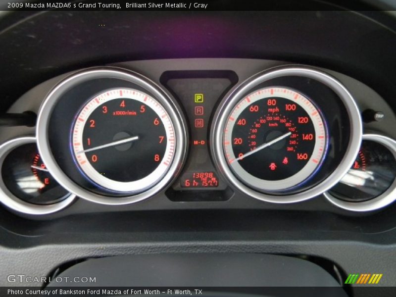 Brilliant Silver Metallic / Gray 2009 Mazda MAZDA6 s Grand Touring