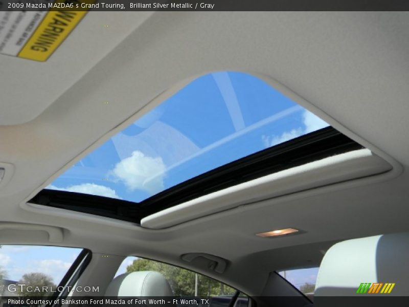 Brilliant Silver Metallic / Gray 2009 Mazda MAZDA6 s Grand Touring