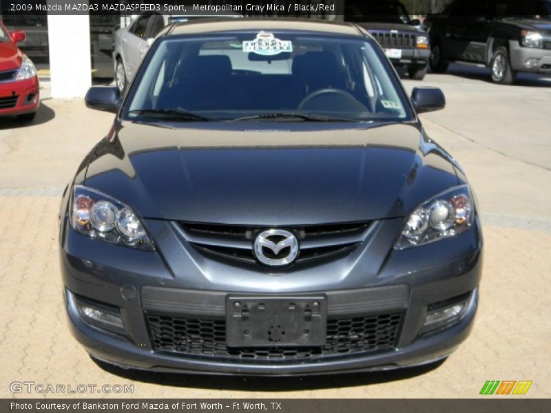Metropolitan Gray Mica / Black/Red 2009 Mazda MAZDA3 MAZDASPEED3 Sport