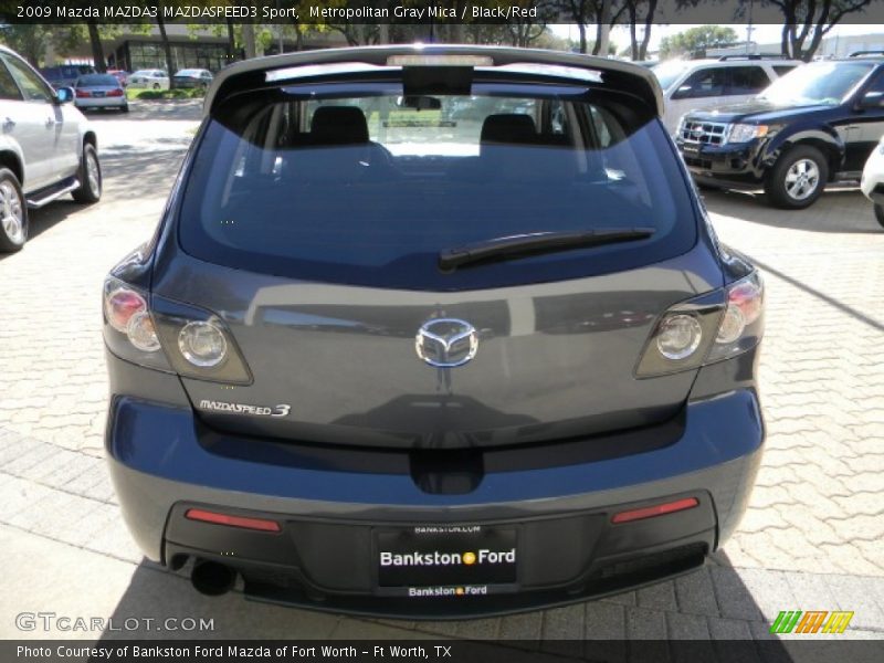 Metropolitan Gray Mica / Black/Red 2009 Mazda MAZDA3 MAZDASPEED3 Sport
