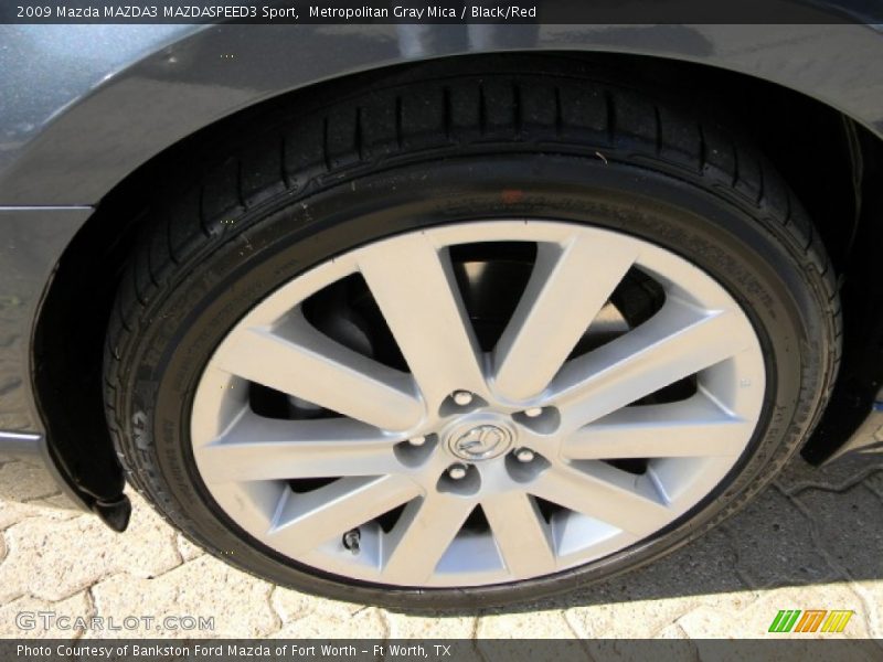 Metropolitan Gray Mica / Black/Red 2009 Mazda MAZDA3 MAZDASPEED3 Sport