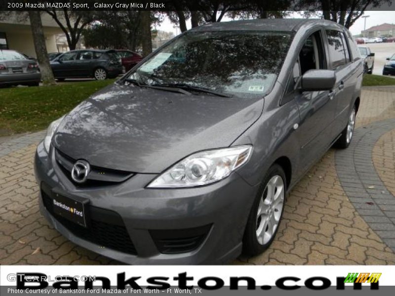 Galaxy Gray Mica / Black 2009 Mazda MAZDA5 Sport