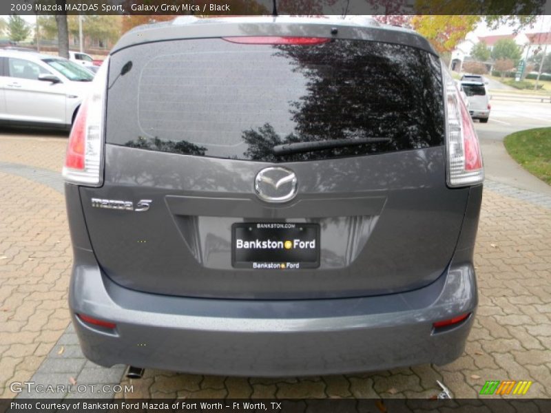 Galaxy Gray Mica / Black 2009 Mazda MAZDA5 Sport