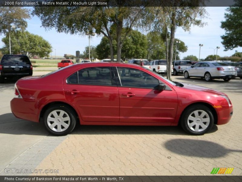 Redfire Metallic / Medium Light Stone 2008 Ford Fusion S