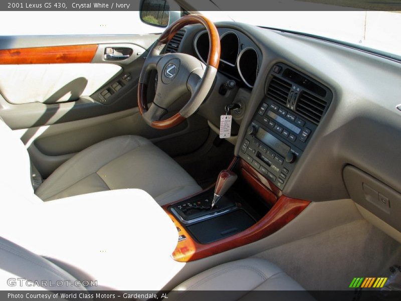 Crystal White / Ivory 2001 Lexus GS 430