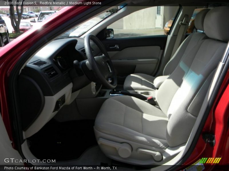 Redfire Metallic / Medium Light Stone 2008 Ford Fusion S