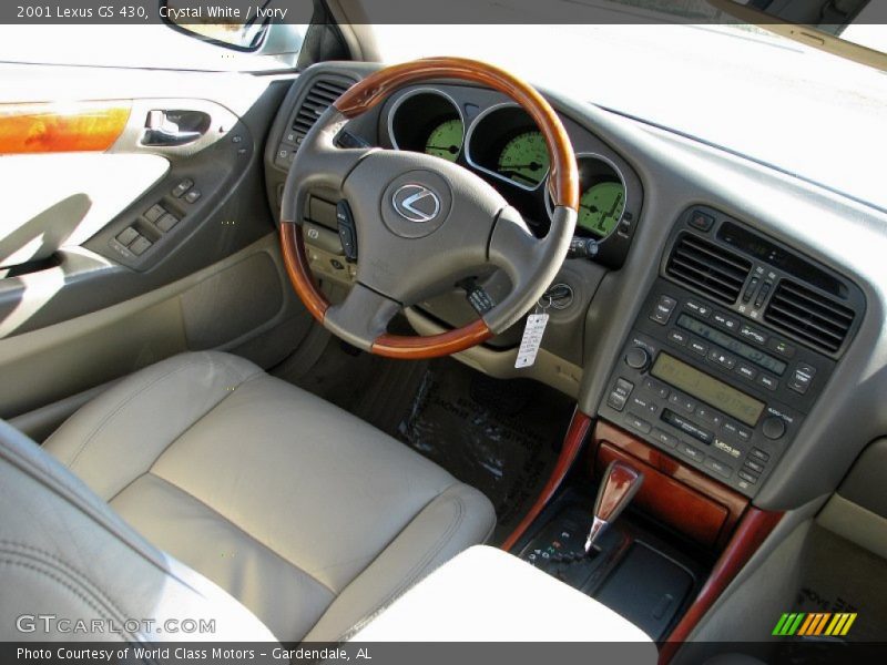 Crystal White / Ivory 2001 Lexus GS 430