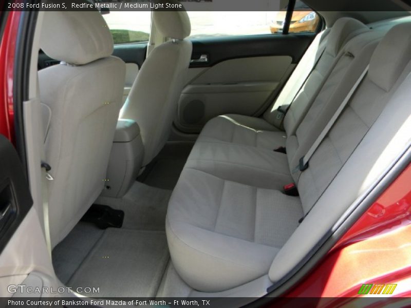 Redfire Metallic / Medium Light Stone 2008 Ford Fusion S