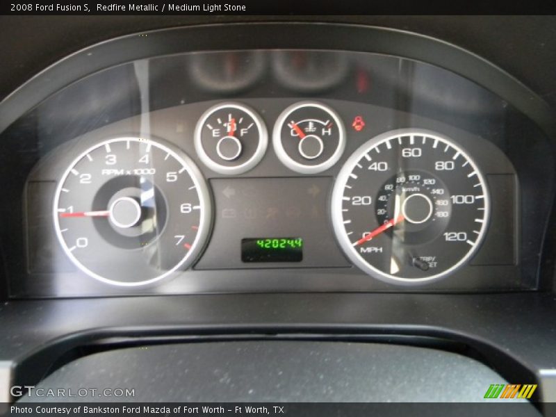 Redfire Metallic / Medium Light Stone 2008 Ford Fusion S