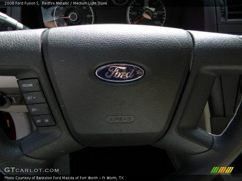 Redfire Metallic / Medium Light Stone 2008 Ford Fusion S