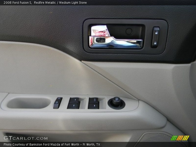 Redfire Metallic / Medium Light Stone 2008 Ford Fusion S