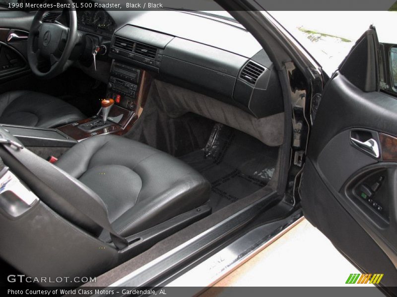 Black / Black 1998 Mercedes-Benz SL 500 Roadster