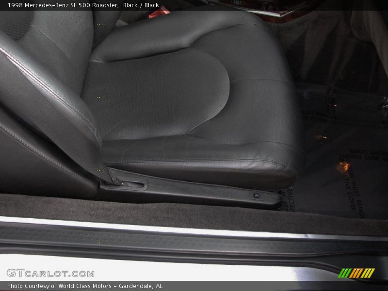 Black / Black 1998 Mercedes-Benz SL 500 Roadster