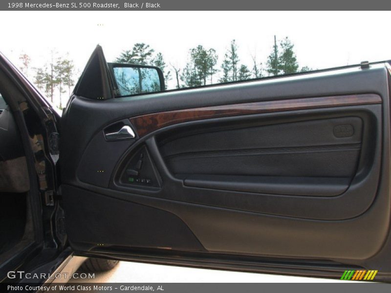 Black / Black 1998 Mercedes-Benz SL 500 Roadster