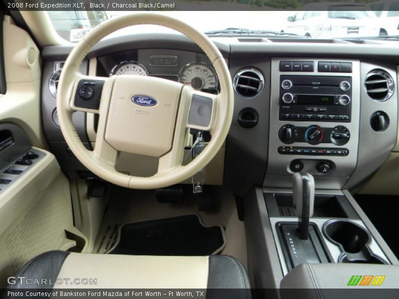Black / Charcoal Black/Camel 2008 Ford Expedition XLT