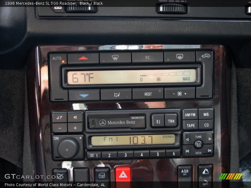 Controls of 1998 SL 500 Roadster